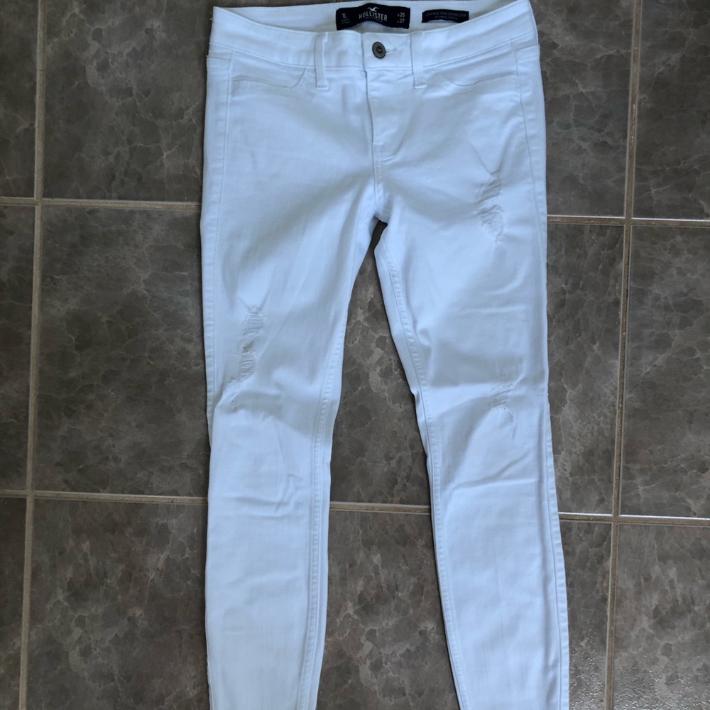 Hollister low rise jeggings crop advanced stretch
